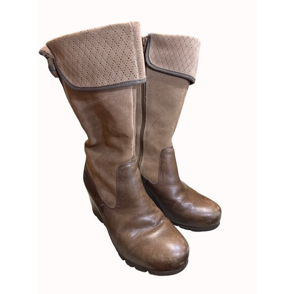 Merrell women’s brown mid calf boots shoes size 8 SKU 5422 - Picture 10 of 10